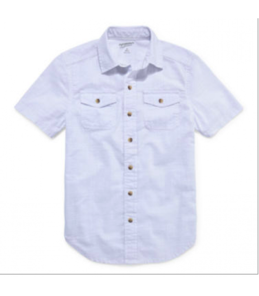 arizona white double front pocket shirt 